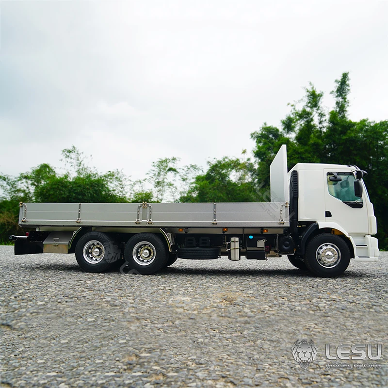 6x4 LESU 1/14 RC camión de plataforma modelo sistema de luz Compatible con Control remoto coche Tamiyaya modelo regalo juguete TH20427