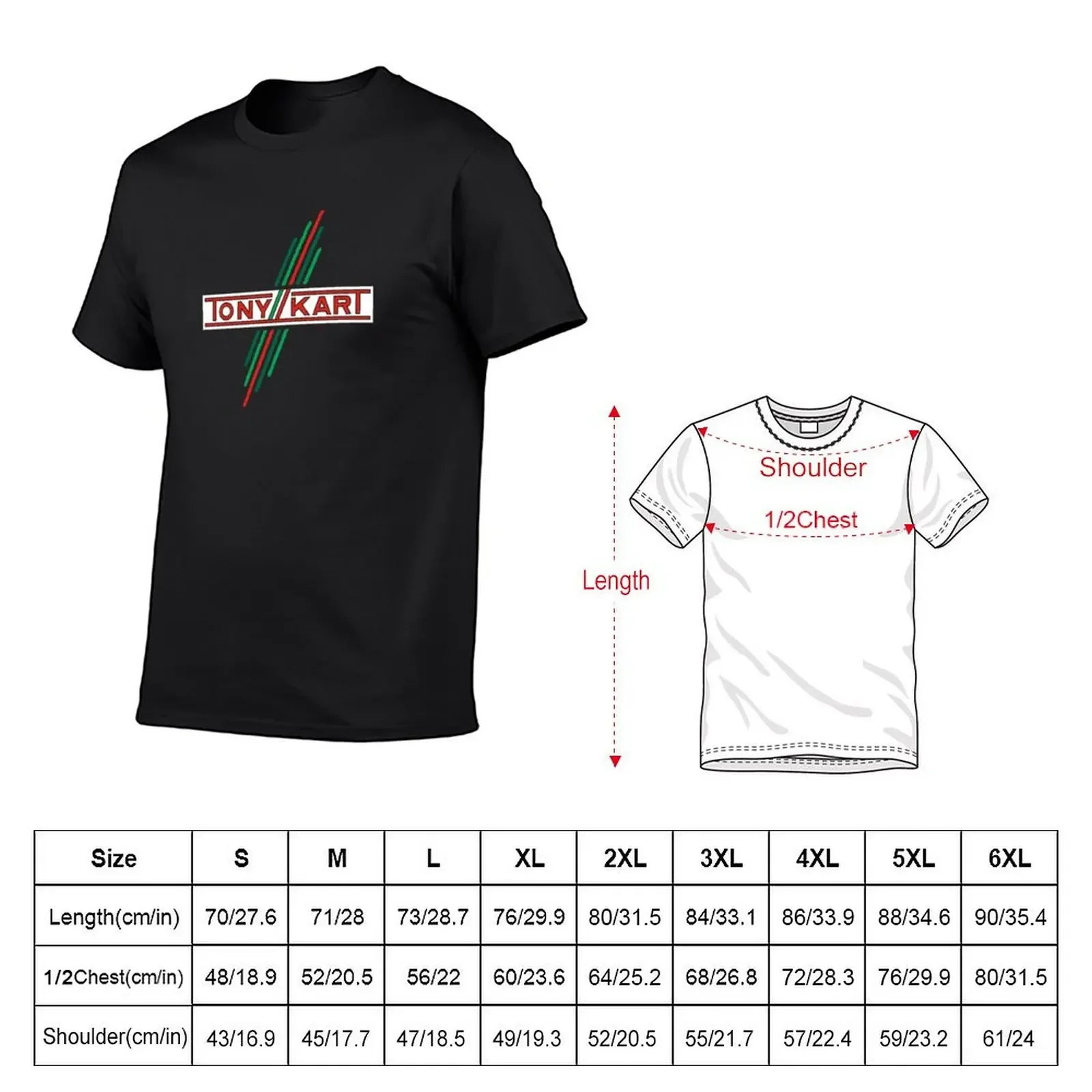 Tony Kart T-Shirt custom shirt shirts graphic tee plus sizes vintage graphic tee mens t shirts top quality