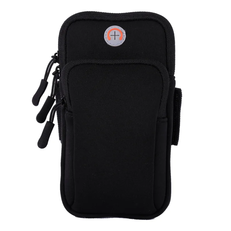 

24PCS Outdoor Sports Fitness Zipper Arm Bag, Large Capacity For 6 Inch And Below Phone Waterproof Running Mobile Phone Arm Bag