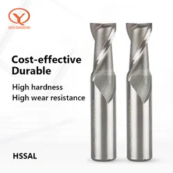 End Mill High Precision HSS Metal Cutter D1 1.5 2 2.5 3 3.5 4 5 5.5 6 7 8 9 10 12-20mm 4 FluteTeeth Aluminum Milling Cutter
