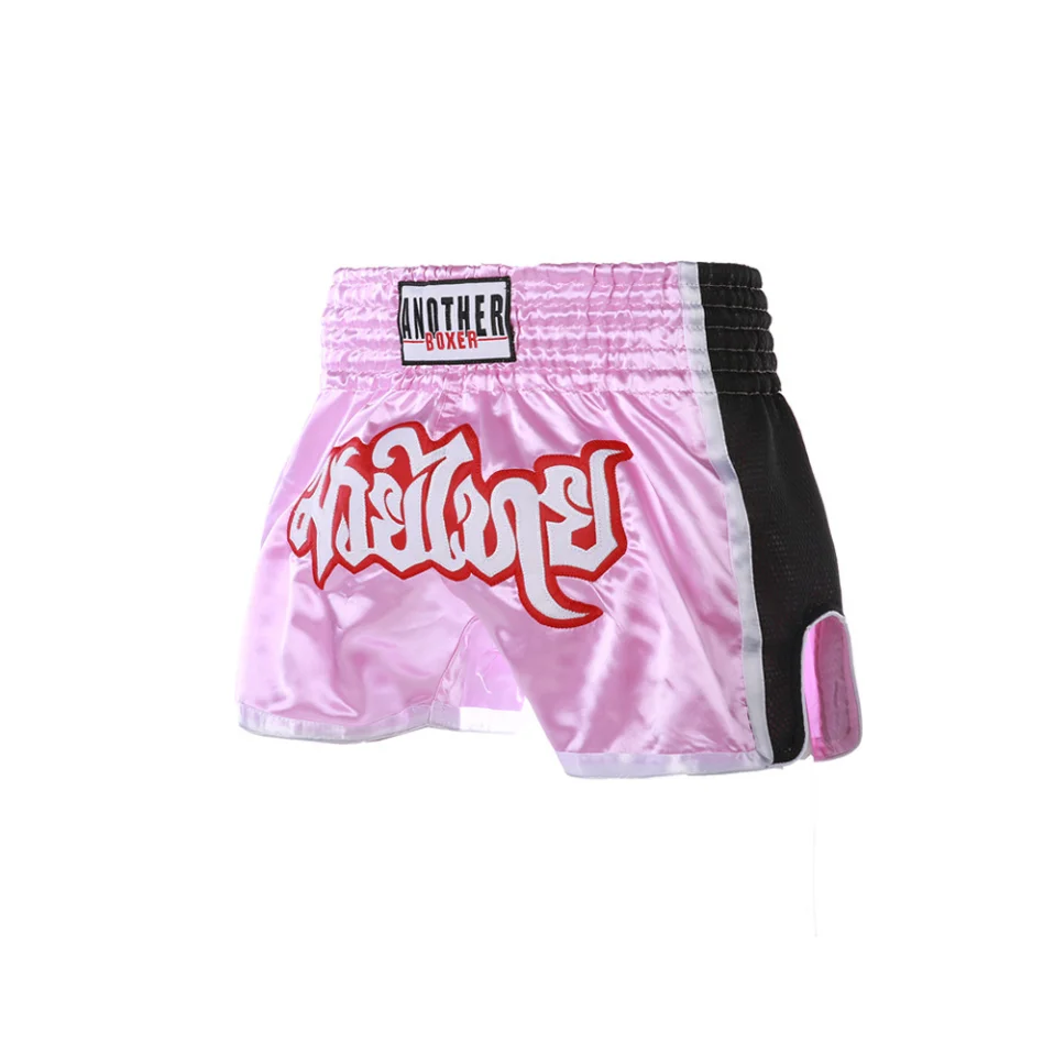 Summer Men And Women New Net Cloth  Muay Thai Shorts Sturdy MMA Fighting Pants Simple And Beautiful children\'s Boxer Trunks