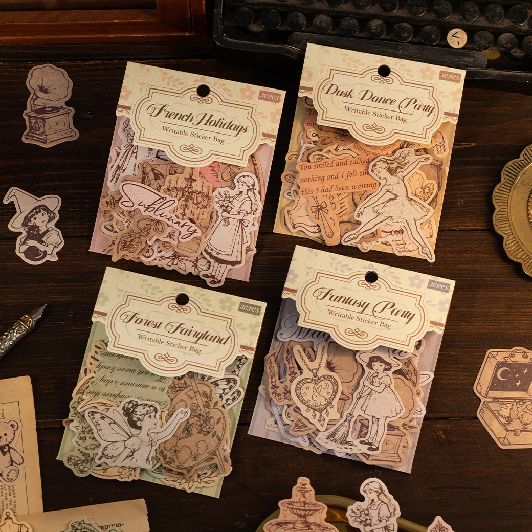 30 Pcs Vintage Writ…