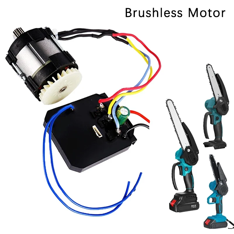 

20V Upgrade Brushless Motor Replacement for 4/6/8 Inch Cordless Electric Chainsaw Chain Saw Home DIY Garden Power Tool