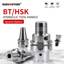 BT30/40/HSK40/50/63 Hydraulische Werkzeughalter 0,003 Hohe Präzision Dynamische Balance CNC Werkzeug Schaft Maschine Zentrum HC spannzange