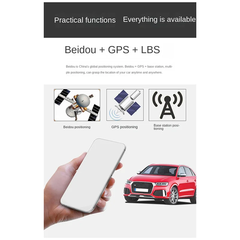 GPS Locator Motorcycle Car Truck Locator Anti-Theft Tracker Mobile Phone Locator