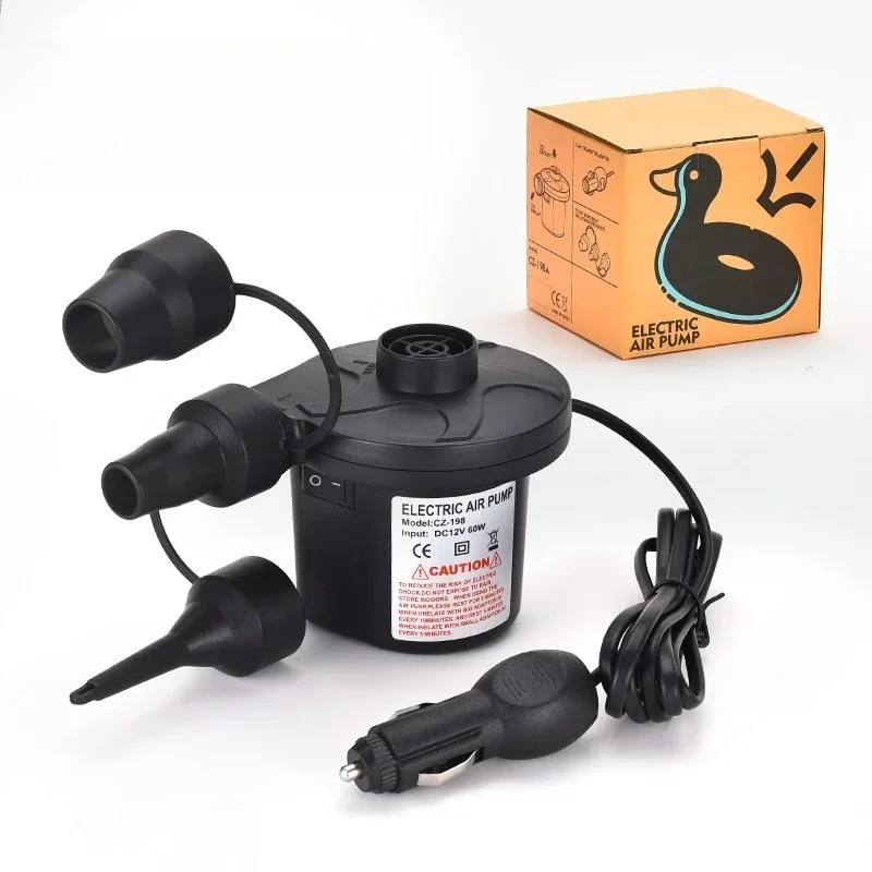 Stable110-240V Electric Air Pump Household Electric Pump Outdoor Vehicle Inflatable Pump Easy to Operate