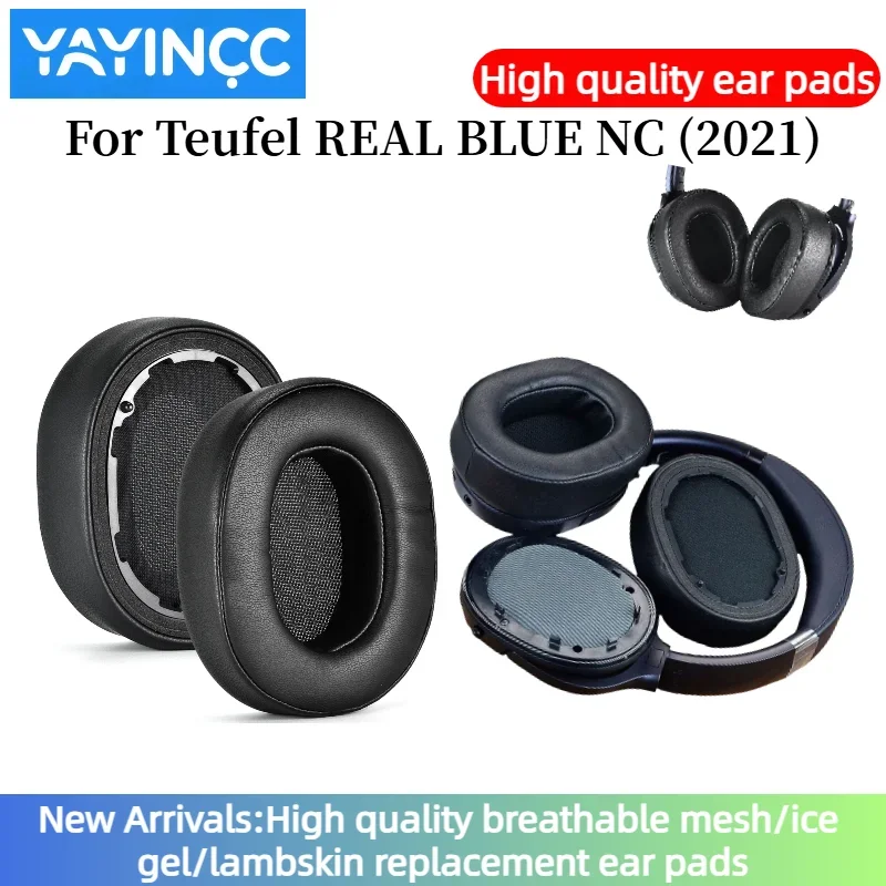 

YAYINCC For Teufel REAL BLUE NC (2021) Headset Ultra-soft Cover Replacement Ear pads Cushion Earbuds