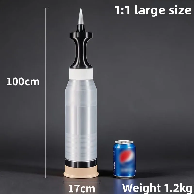 100CM/50CM 3D Printed M1 Abrams & Leopard 2 Tank 120mm Shell Assembly Model, Military Armor Piercing Collectible Toy