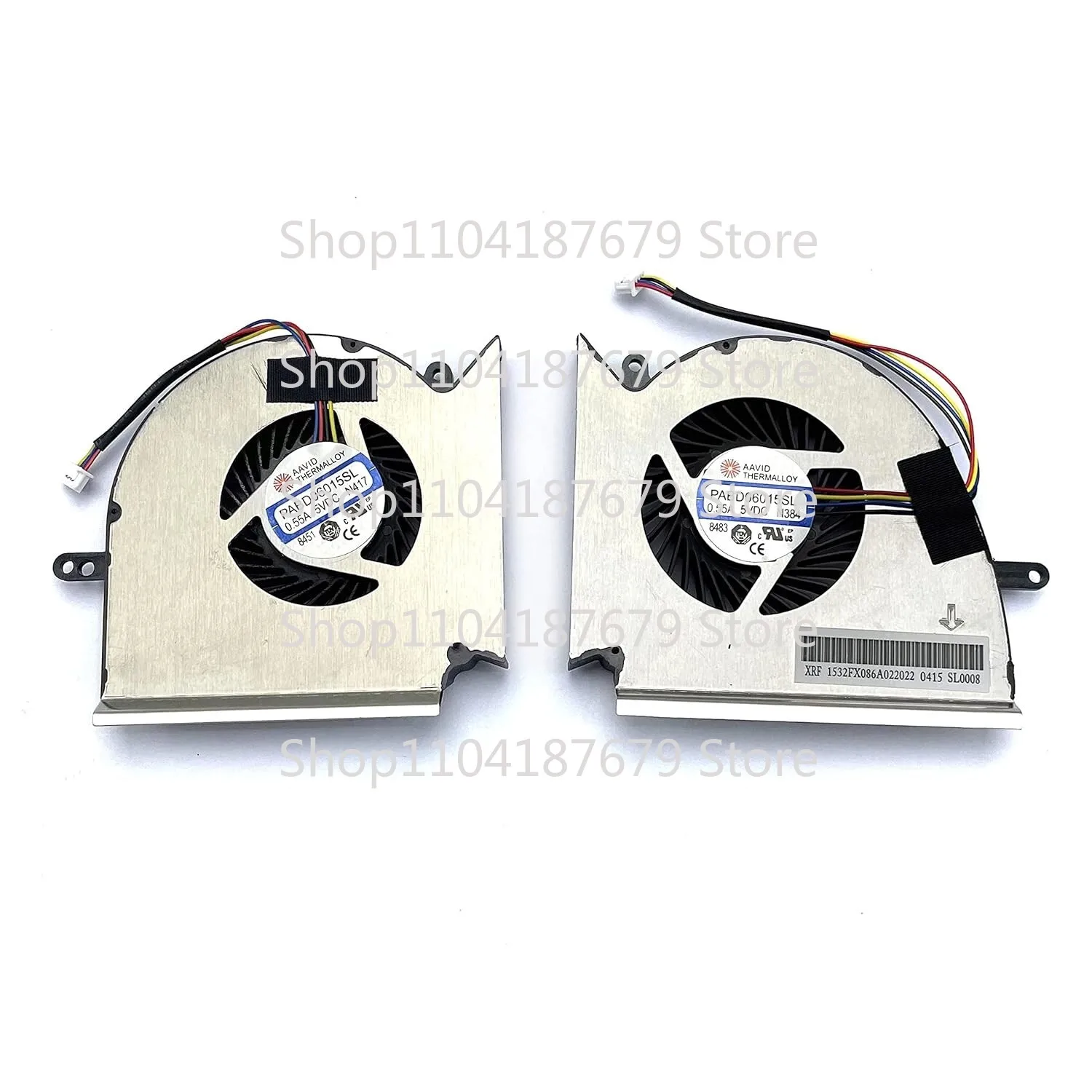 1pcs Fan for MSI GE75 Raider GL75 GP75 Leopard MS-17E2 CPU + GPU Cooling Fan Set