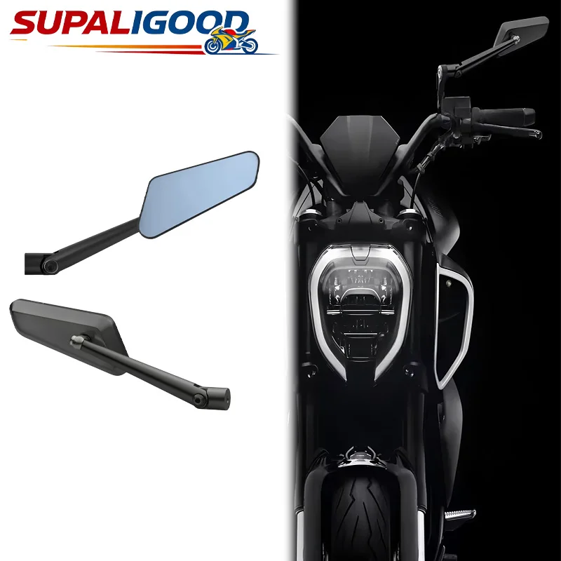 

For Ducati XDIAVEL 1262S XDiavel 1262 Dark DIAVEL 1260 Wind Wing Mirrors Motorcycle Aluminum Side View Mirrors Rear View Mirrors