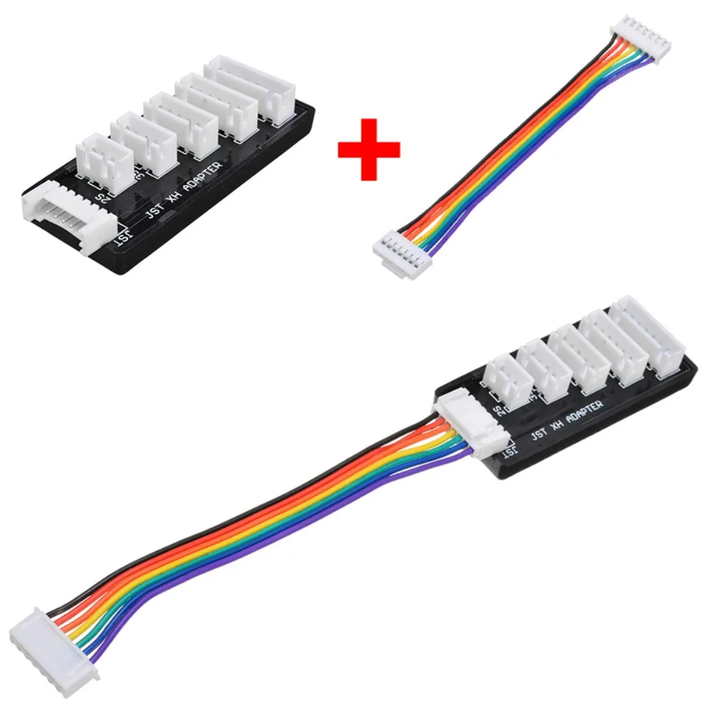 

Multi-Function Parallel Connection Balance Charging Board Plastic 2s-6s Balance Board IMAX B6 Adaptor Plate JST XH Adapter
