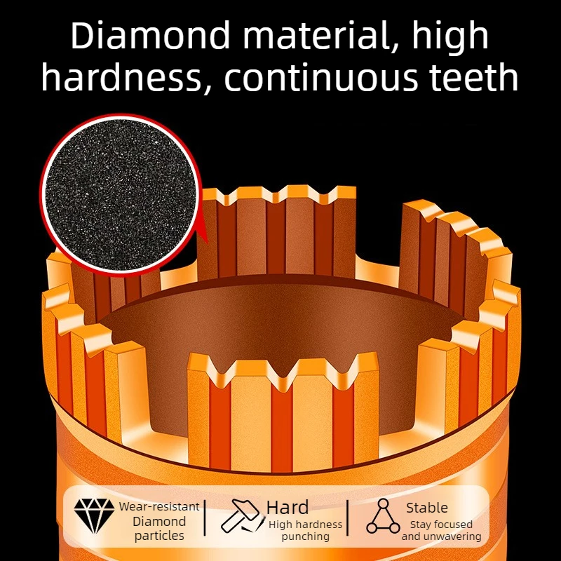 Wet Dry Dual-use Water Drill Bit Hole Opener Profession Sharp Drill Bits Wall Concrete Water Drill Bit Drilling Fast Tools