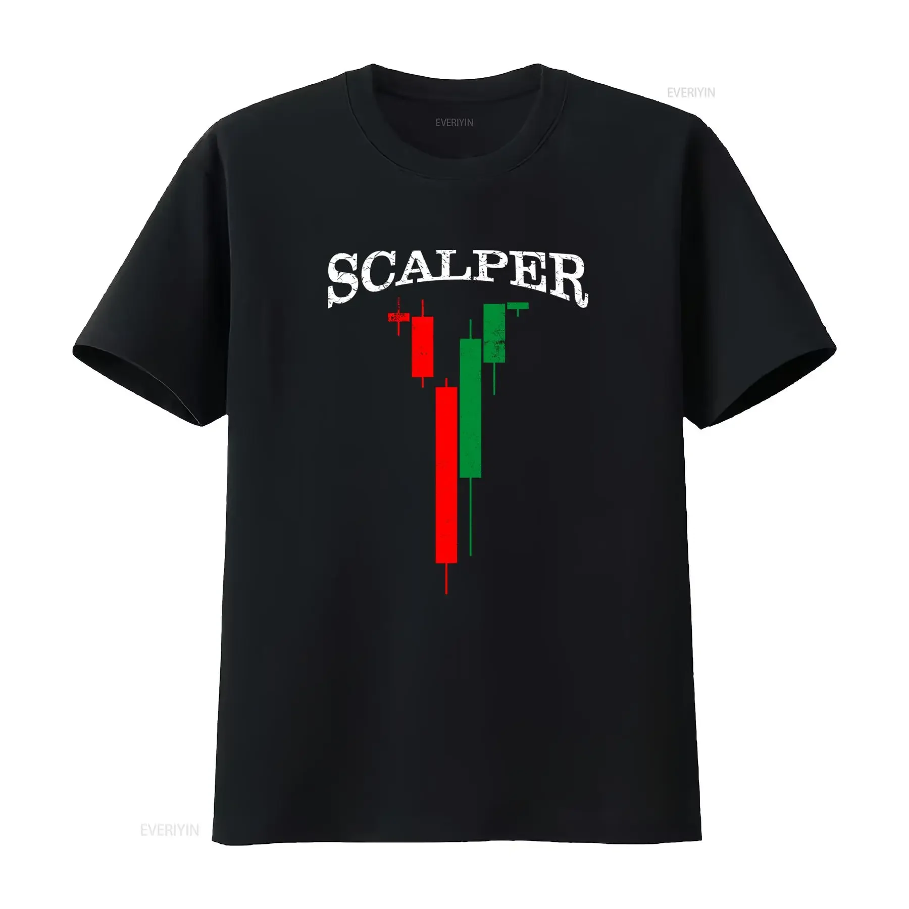 Scalper T Shirt Bearish Bullish Trader Investor Fun Analyst Investment Banker Stock Market Candlestick Chart Design vintage