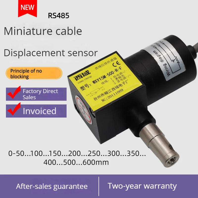 

RS485 0-100MM 0-200MM 0-300MM 0-600MM Wxy15m Drawstring Displacement Sensor Cable Sensor Drawstring Encoder Cable Potentiometer