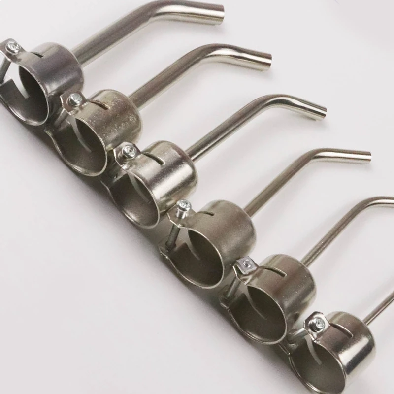 1Set 850 Hot Air Nozzle Extended Elbow Air Nozzle (With Color Difference) Silver