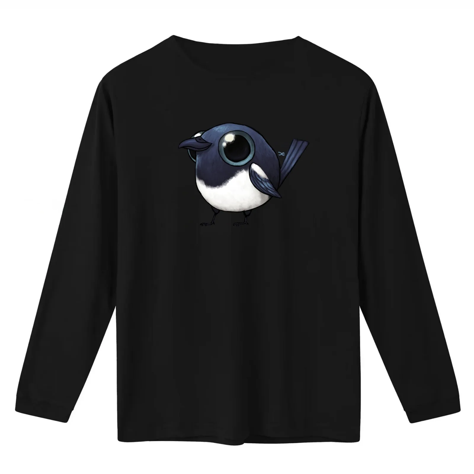 Cute Fat Magpie T-Shirt Summer Casual Cotton Tee Oversized Streetwear Tops Vintage Graphic Print Loose Fit Short Sleeve