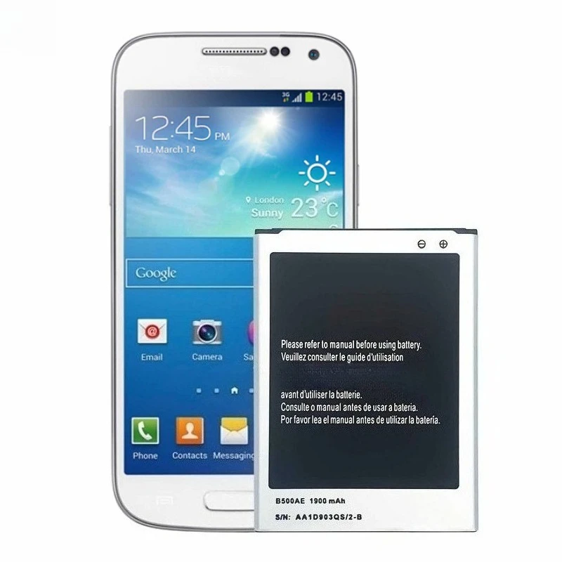 Nova bateria de celular b500ae 3.8v 1900mah para samsung galaxy s4 mini i9190 i9192 i9195 i9197 i257 i435 de alta qualidade