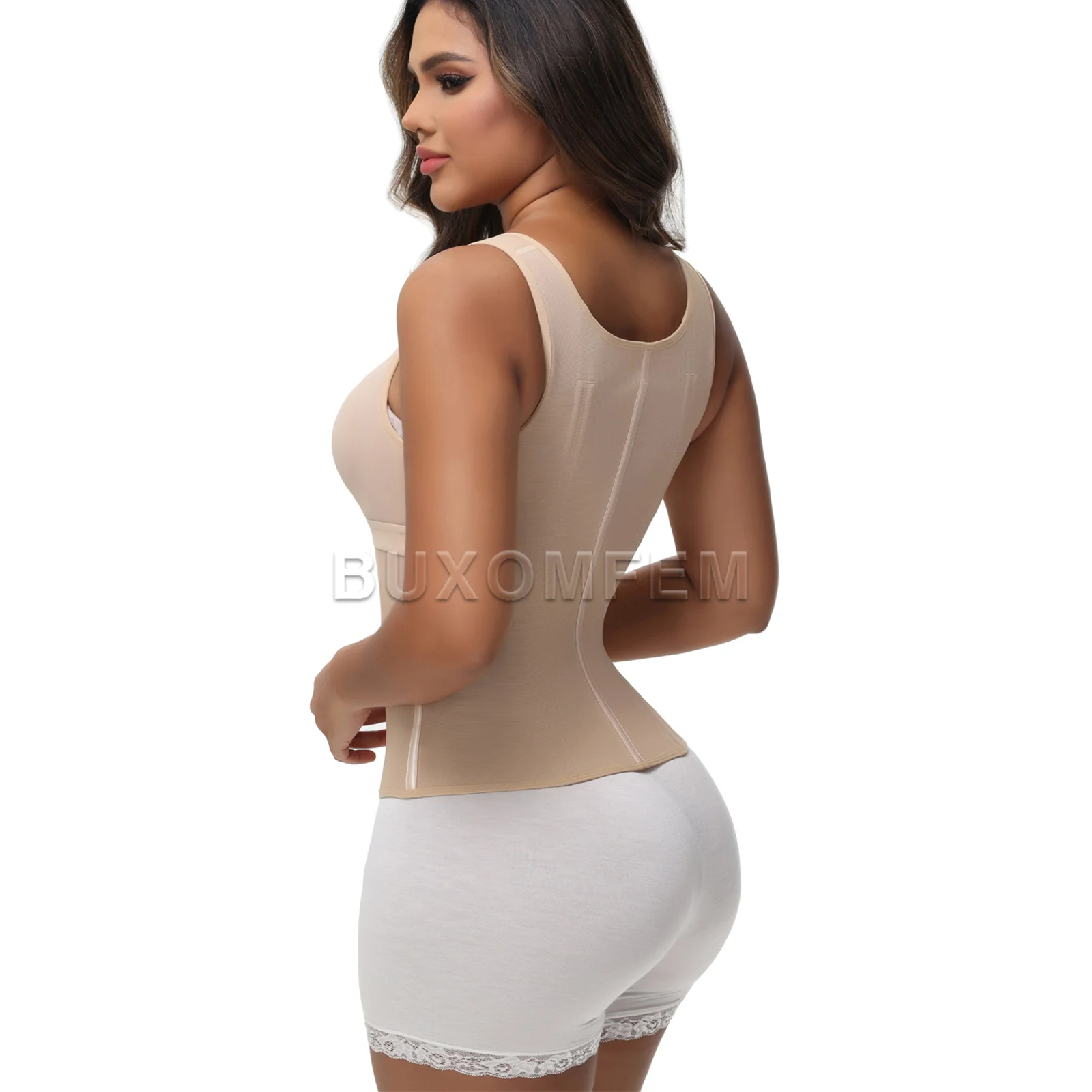 Multi-Colored Lace Shaping Vest Fajas High-Backed Versatile Bodysuit Shapewear Women\'s Modeling Corset Waist Trainer Girdles