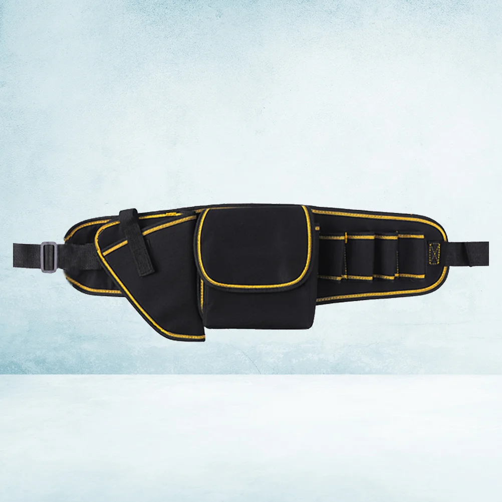 

1Pcs Hardware Tools Waist Pack Oxford Cloth Heavy Duty Tool Bag with Multiple Pockets for Electrician Mechanic Technician