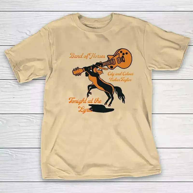

NEW Band of Horses T Shirt Yellow All Size For Fan AM312
