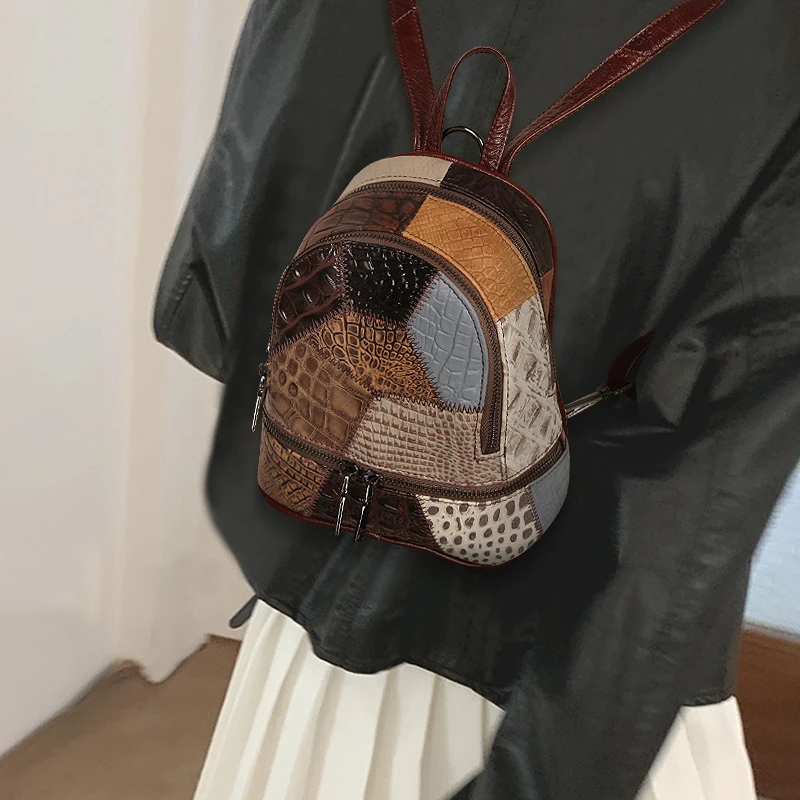 ของแท้หนังผู้หญิงกระเป๋าหลายสีLuxury Designerกระเป๋าสะพายแฟชั่นหนังวัวกระเป๋าเป้สะพายหลังสําหรับสตรี