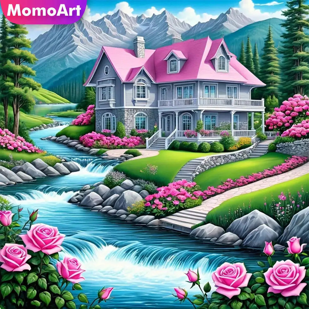 Momoart Bär Diamant Mosaik Tier voller Runde Diamant Malerei Mond Stickerei neue Ankunft handgemachte Hobby