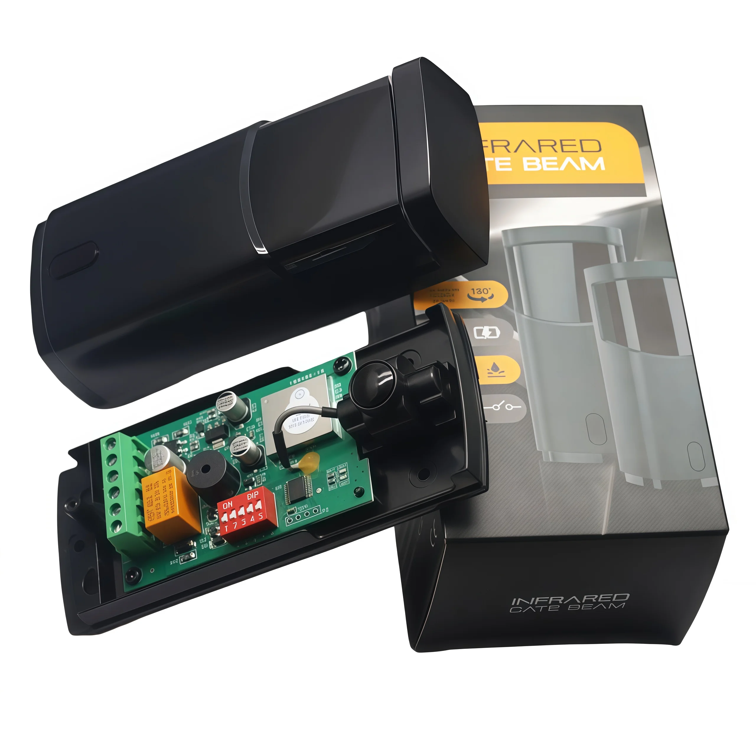 180 Degree Rotation Automatic Door Safety Photocell Beam Sensor for Sliding Gate