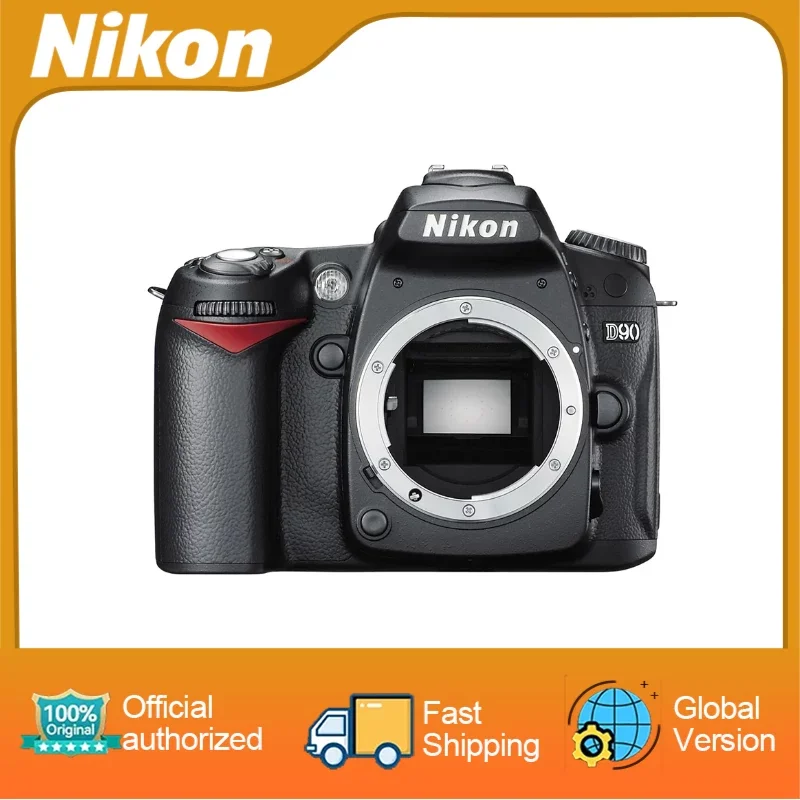 Nikon D90 12.3MP DX-Format CMOS Digital SLR Camera(No box)