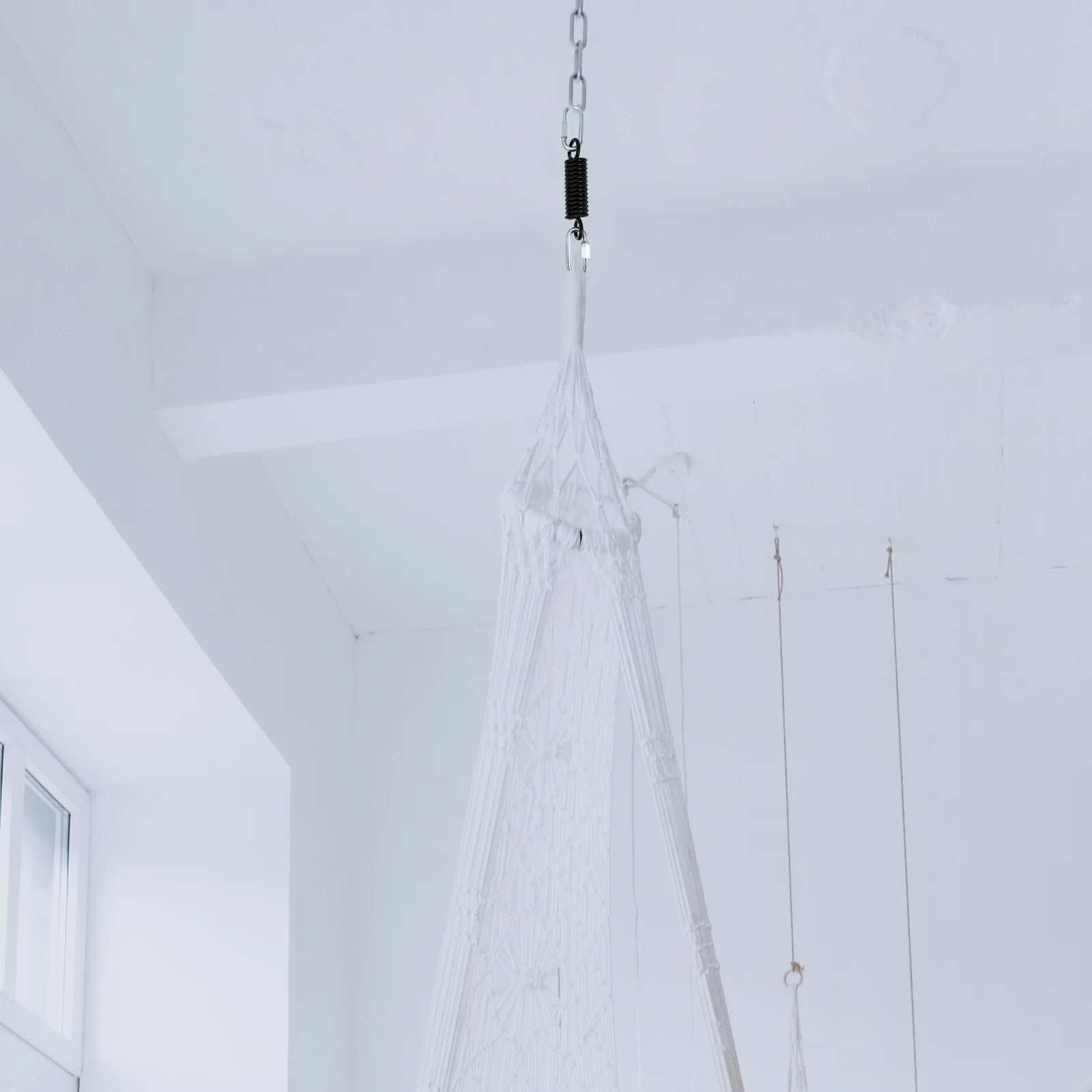 

1 set 1 Set Swing Spring Kit 360° Rotation For Hammock Chair Porch Swing Aerial Yoga Hanging Chair Sandbag Fixing Tool Outdoor