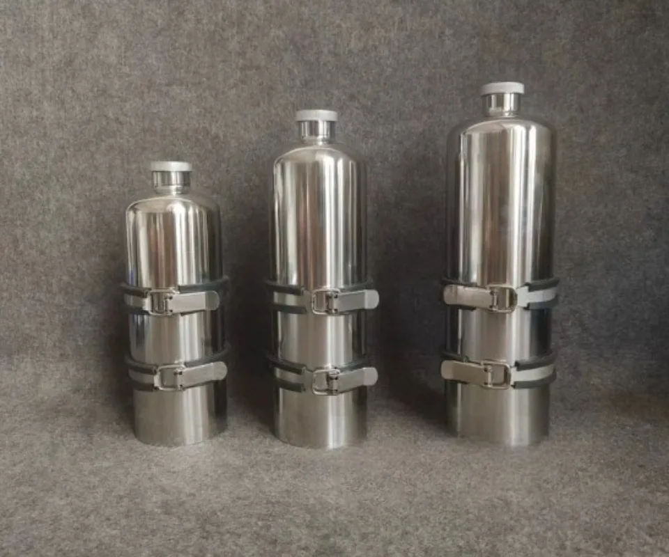 Retro Accessories Motorcycle Racing 1-1.8 L 304 Stainless Steel Outdoor Gasolin Tank