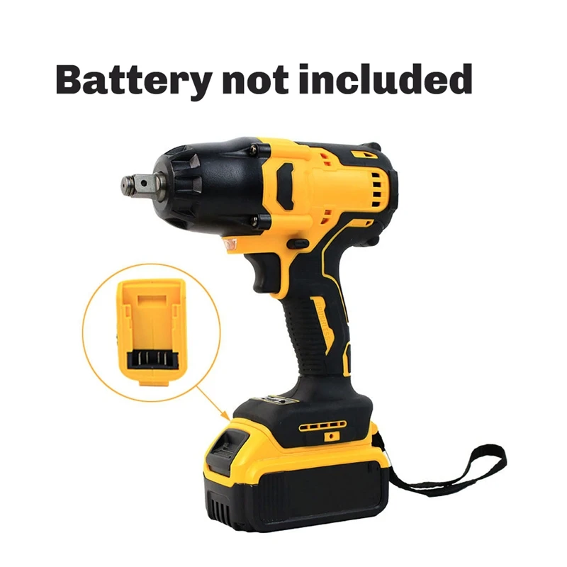 For 18V 20V Battery 700N.M Torque Cordless Electric Impact Wrench Brushless Electric Wrench Hand Drill Socket-ABAM