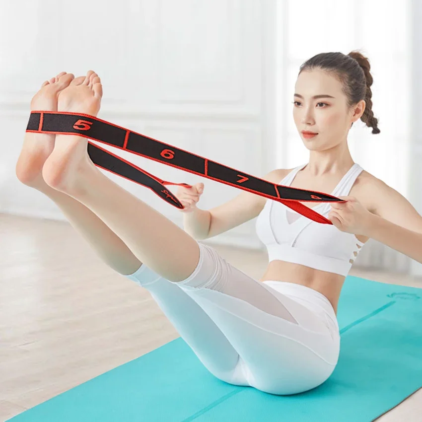 Professional Gymnastics Adult Latin Training Bands Multi-functional Pilates Yoga Stretch Resistance Bands Fitness Elastic Band