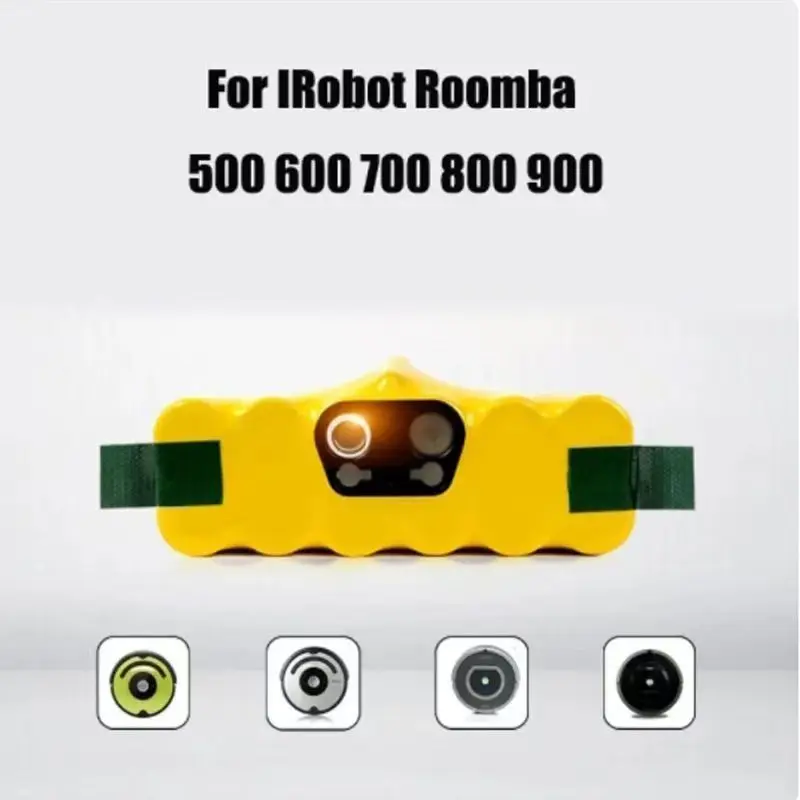 

Сменный литий-ионный аккумулятор емкостью 6000 мАч, 14,4 В для iRobot Roomba 500, 600, 700, 800, 900 серии (совместим с 650, 690, 675, 780, 880,