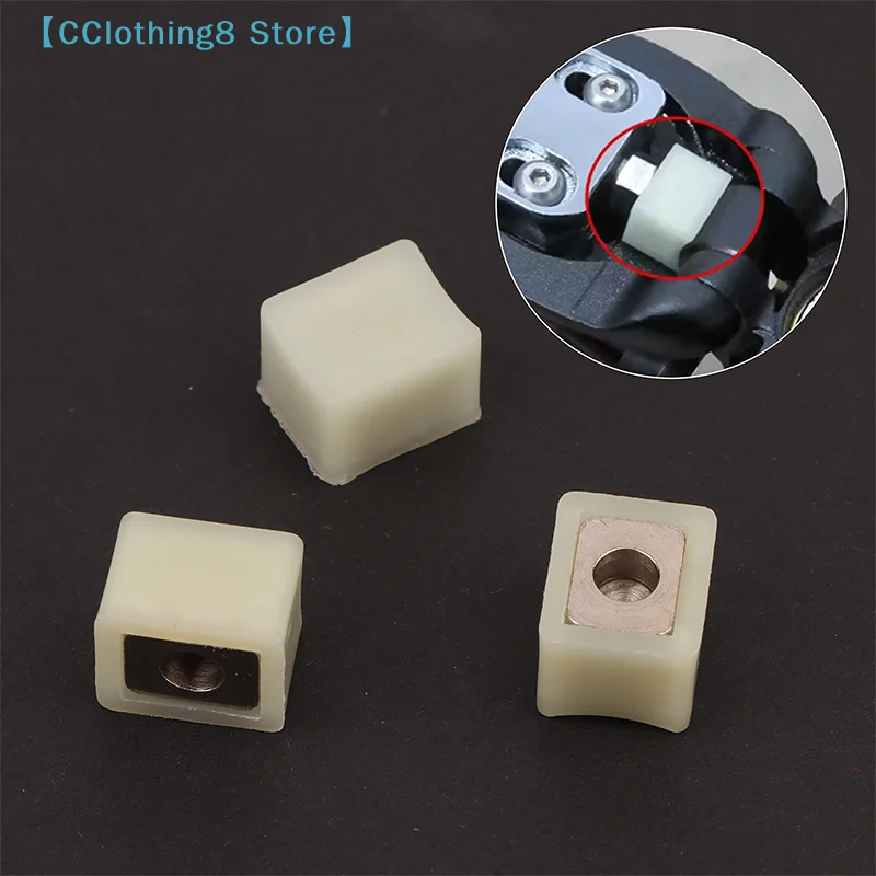 1/3 Piezas de Accesorios para el Eje de Dirección de Bicicleta Plegable, Piezas de Reparación para Tubo de Dirección Dahon, Bloque Deslizante Pequeño, Bloque de Goma Cuadrado【AliS8】