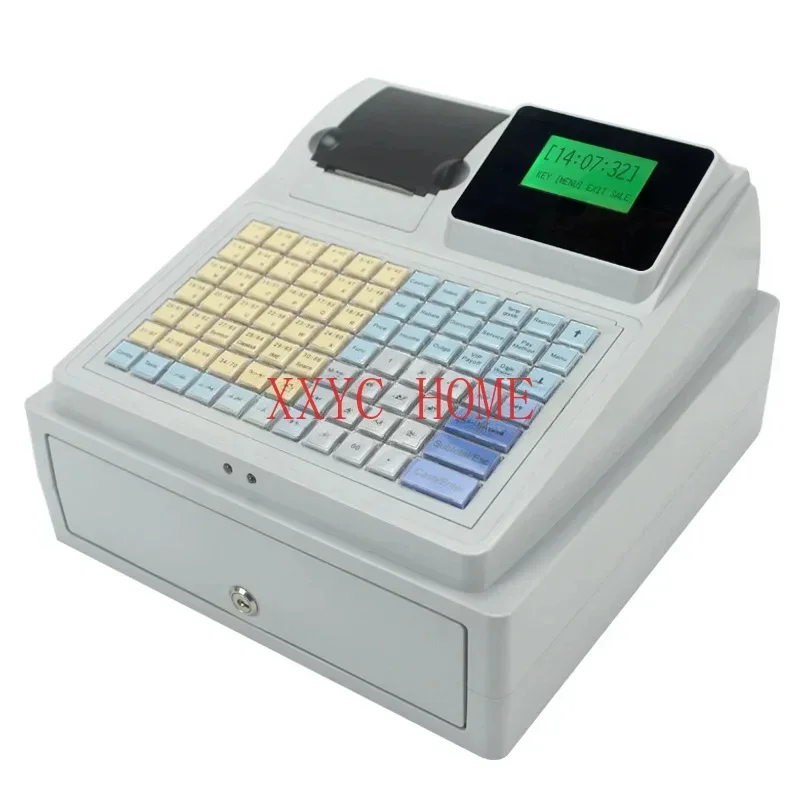 C-50 Desktop USB Electronic Cash Drawer POS Cash Register 8V Multifunctional Catering Cash Register for Supermarket