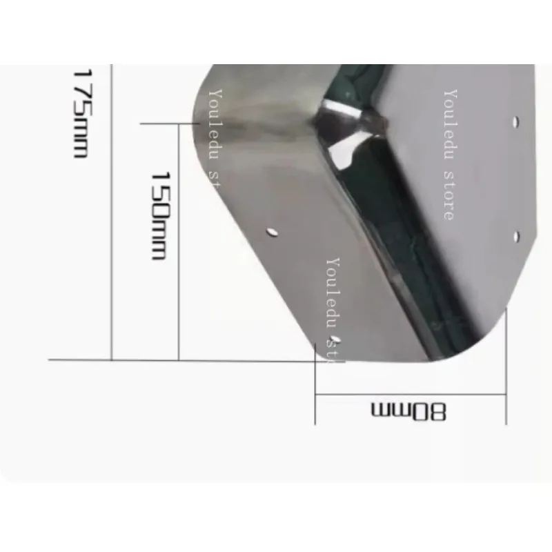 Van Refrigerated Truck Stainless Steel Wrap Angle Protective Corner 150*80mm 1pc