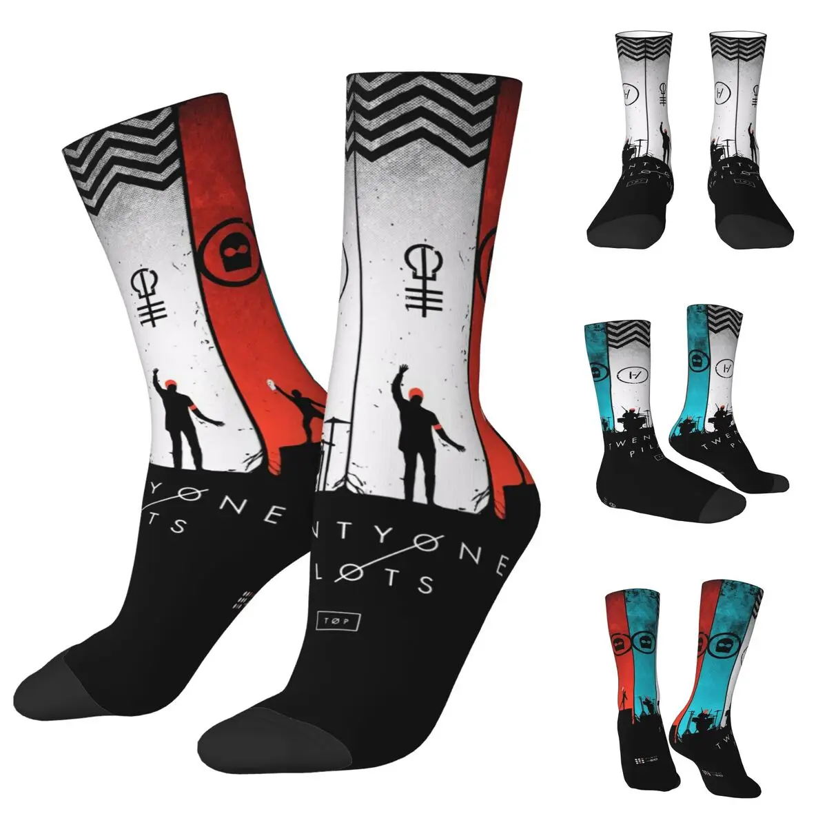 Twenty One Pilots Men Women Socks,Windproof Beautiful printing Suitable for all seasons Dressing Gifts