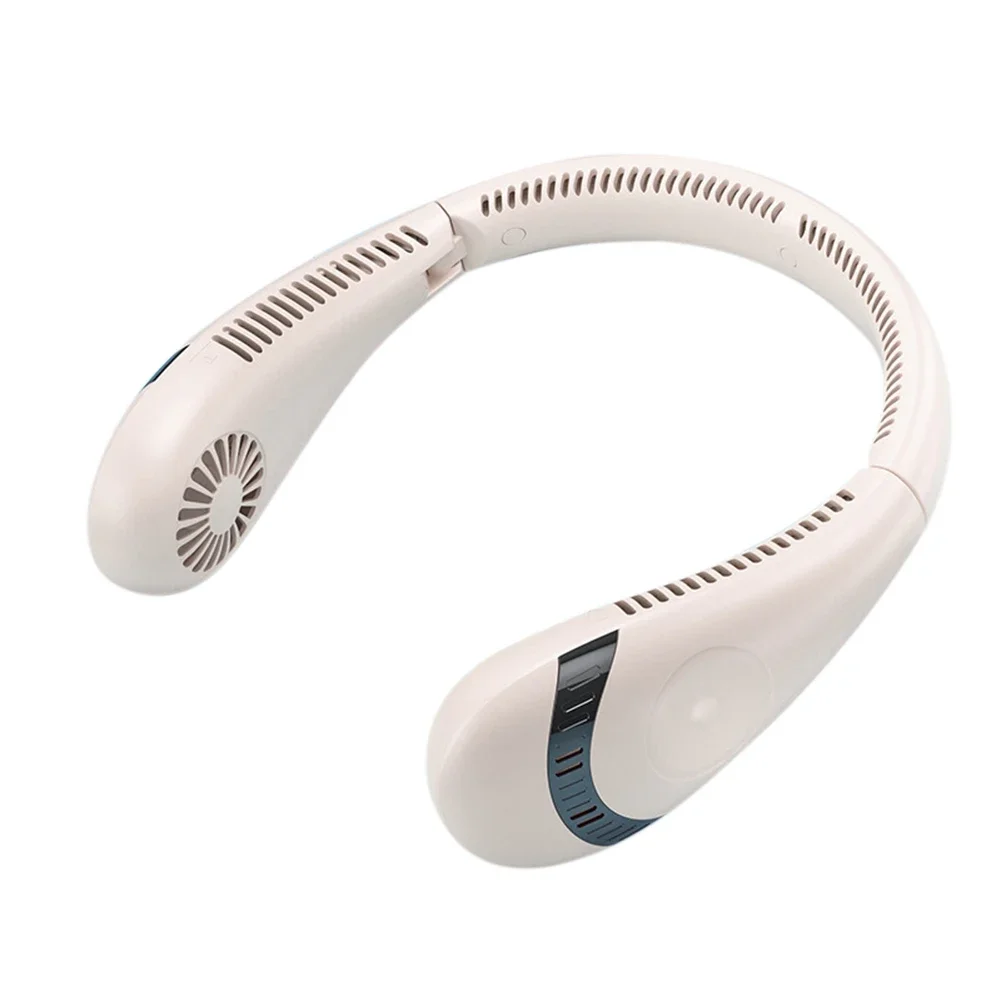 Ventilador de cuello recargable de 5000mAh, ventiladores personales para viajes y deportes al aire libre, ventilador inalámbrico, ventilador portátil con Clip, ventilador de escritorio para barbacoa