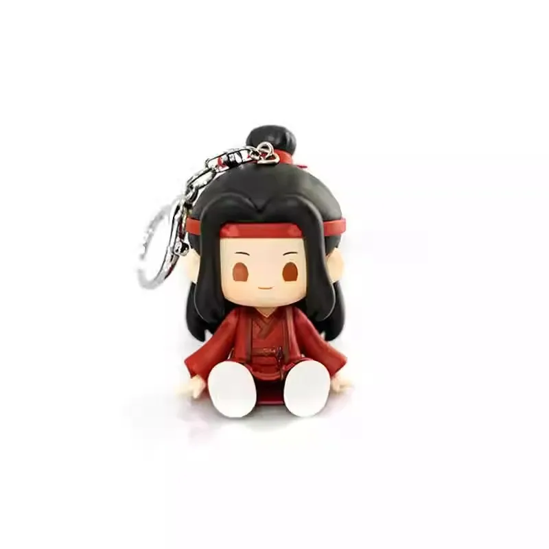 พวงกุญแจตุ๊กตาตัวการ์ตูน Wuxian LAN Wangji พวงกุญแจตุ๊กตาคอสเพลย์ต้นฉบับของขวัญสำหรับเด็กสั่งล่วงหน้า