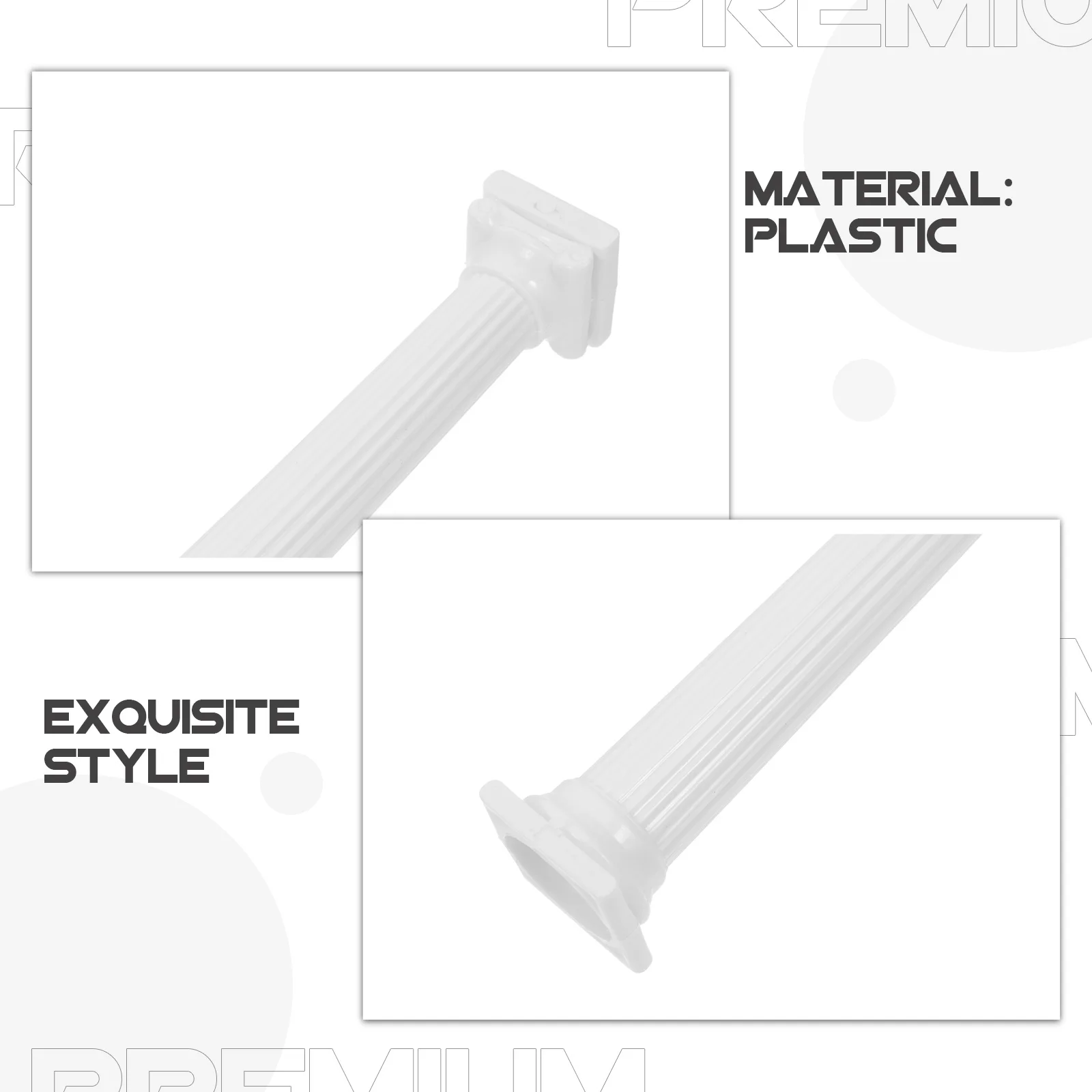 8 قطعة قضبان دعم الكعكة للكعك المتدرج العمود الروماني كعكة تقف أصحاب مستقرة لحدث الزفاف عيد ميلاد الزفاف المركزية