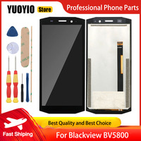 New Touch Screen For Blackview BV5800 Phone LCD Display Assembly Replacement Spare Replacement Parts Free Tools