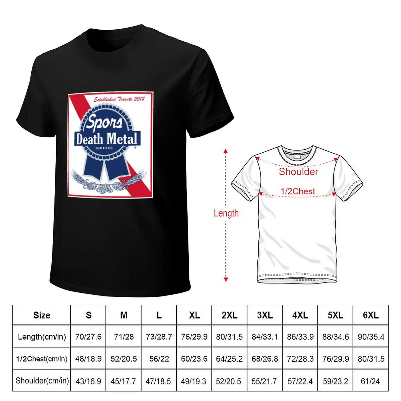 SPORS - BEER LABEL T-Shirt summer top aesthetic clothes cute tops new edition t shirts men