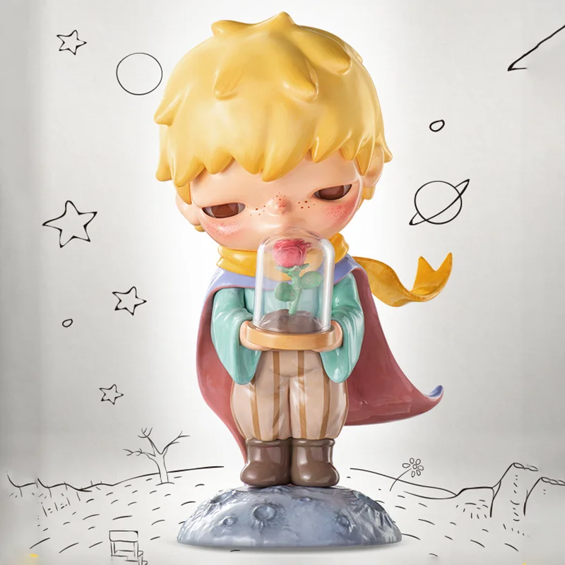 Echte Hirono×Le Petit Prince Serie 17,5 cm Anime Figuren Niedliche Le Petit Prince Sammlerspielzeug Modellfiguren Raumornamente Geschenk