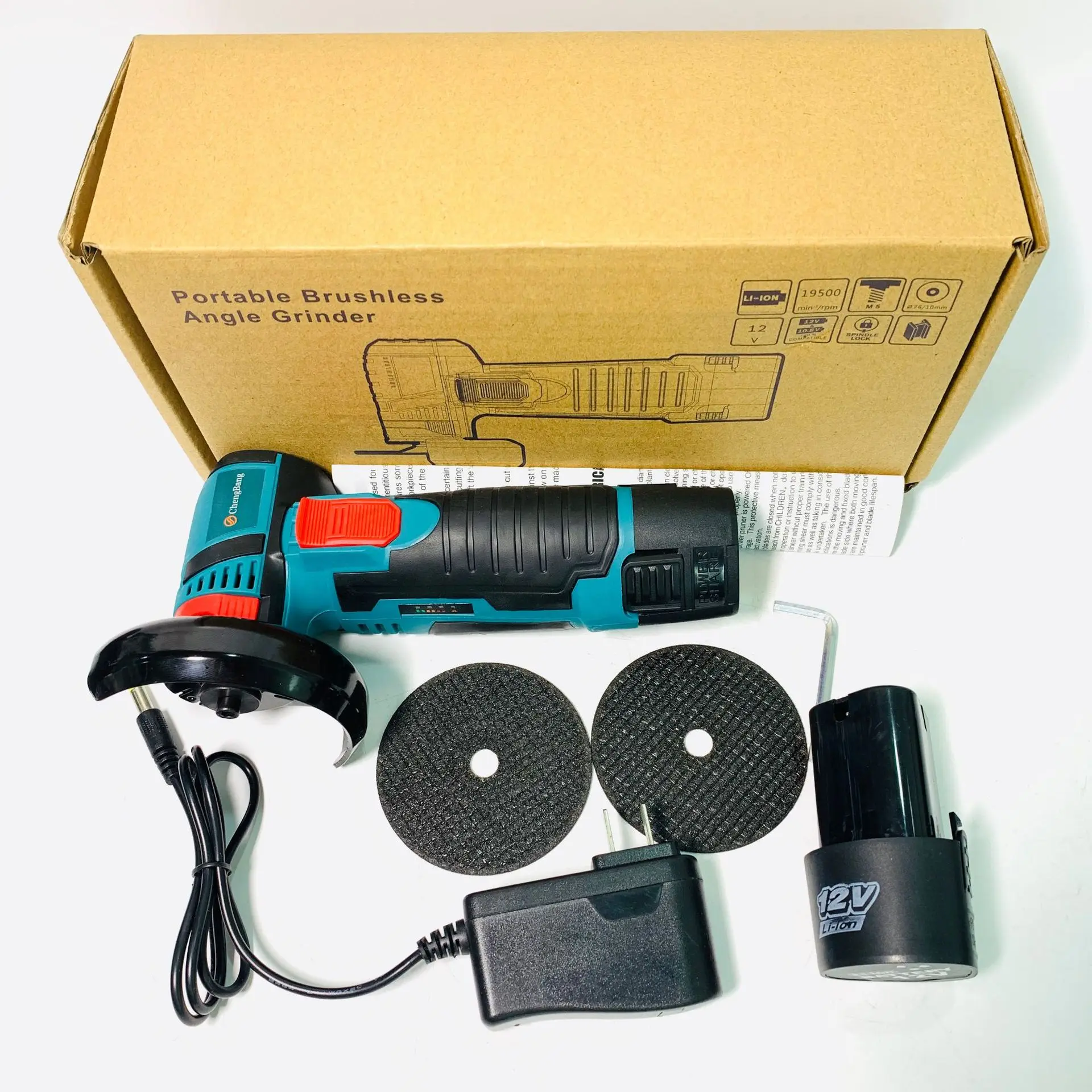 

Lithium brushless electric mini small Angle cutter grinding electromechanical begin cutting machineMakita Battery