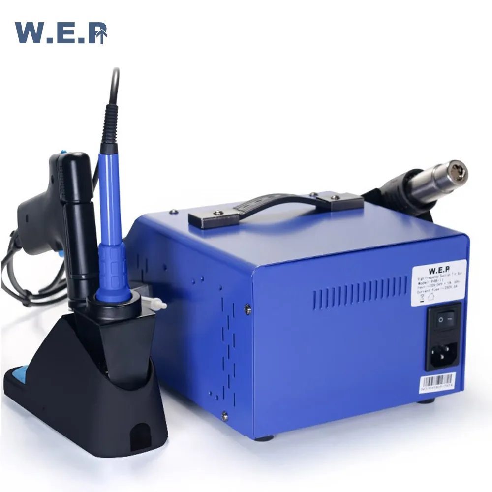 WEP 948-II Multifunctional Soldering Station Hot Air Gun Sucker Tin Gun Soldering Iron Suction Pen Soldering Station 4 in 1 BGA