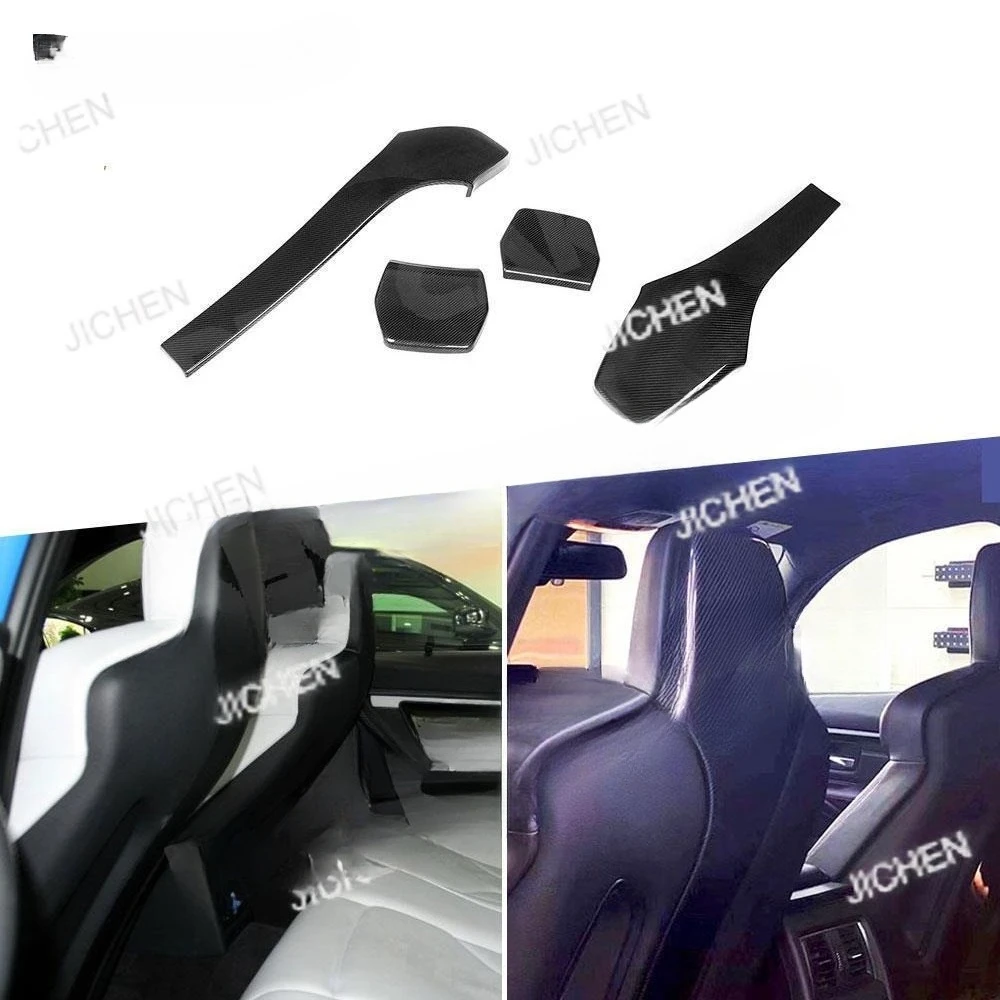 

Чехлы на внутренние спинки сидений автомобиля из углеродного волокна, накладки, обвесы F82 F83 M4 F87 M2 M2C Sedan Coupe Convertible 2014-2019