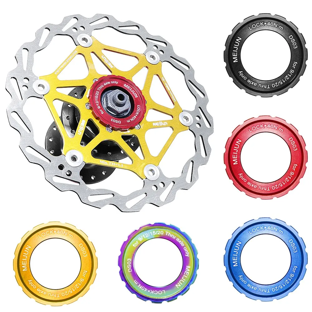 Centerlock Disc Lockring Cover Central Lock No Screw Locking Bicycle Disc Brake Cover with 26mm Inner Diameter