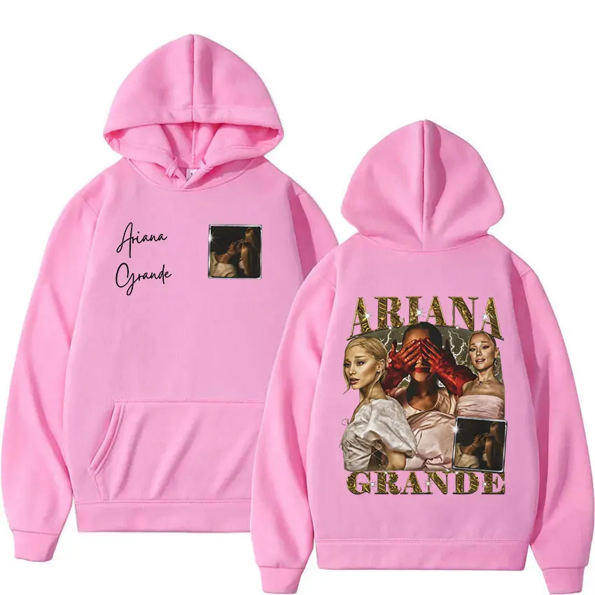 Retro Ariana Grande Eternal Sunshine 2024 Graphic Hoodie Men Women Fashion High Quality Oversized Sweatshirt Pullover Streetwear