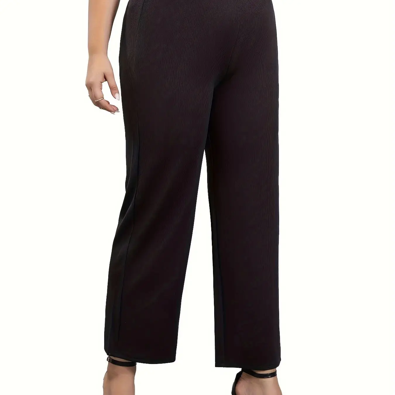 

Новинка Осень-зима 2024 элегантные брюки большого размера в британском стиле с удобной и свободной тканью для поездок.