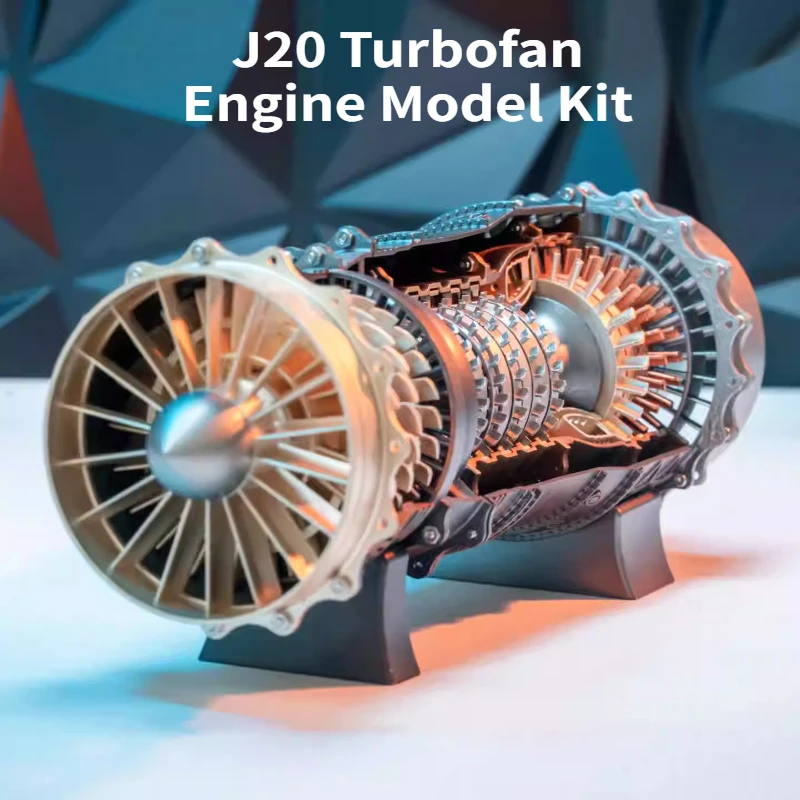 

J-20 комплект модели двигателя самолета WS15 турбовентилятор истребитель DIY модель реактивного самолета в сборе 200 + шт. игрушка подвижные настольные украшения